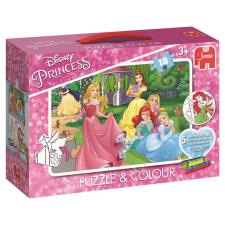 Disney Princess 18pc Double Sided Colour Your Own Jigsaw Puzzle